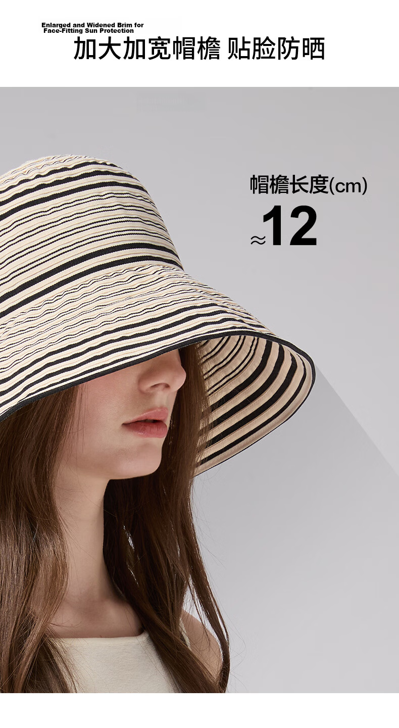 Kenmont Women's Hat 2026 New Sun Protection UV Shielding Large Head Circumference Sun Hat Fisherman Hat 6265 2