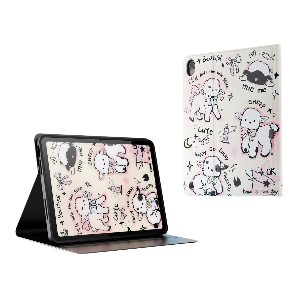 Suoying Eco-Friendly Skin-Friendly iPad 11/10 Case 2025/22 Model iPad 11/10 Generation Silicone Full-Cover Anti-Bend Shockproof Lightweight Stand Tablet Cover