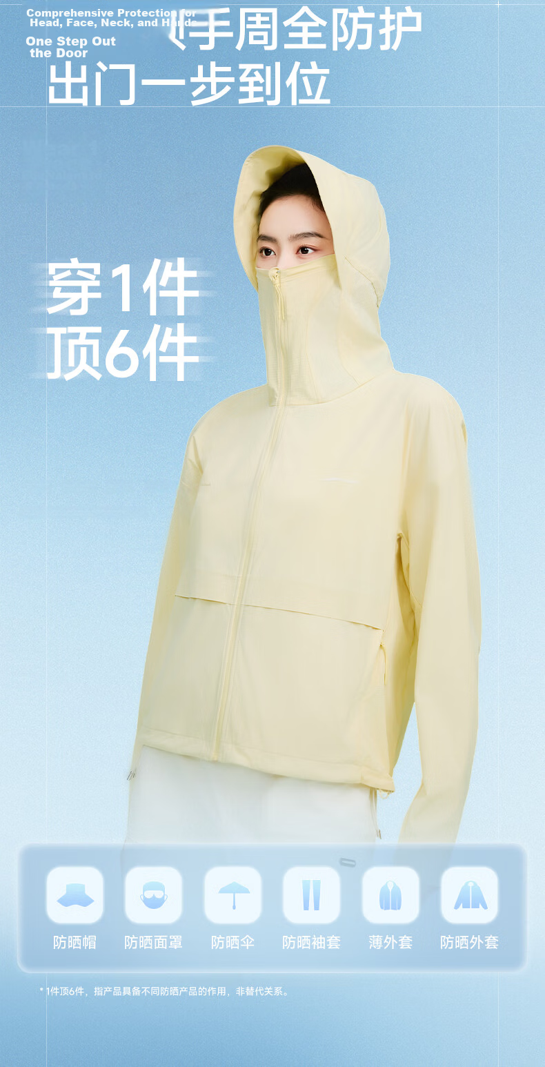 Meilicheng Women's Sun Protection Jacket Loose Slim Fashion Versatile Tech Sunproof Hooded Coat M651WFS011 14
