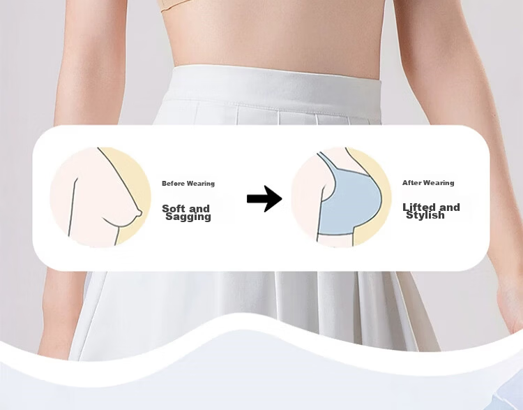 GUJIN Girls' Underwear High School Middle School Student Pink Foundation Thin Bra Youth Development Invisible Seamless Vest 6