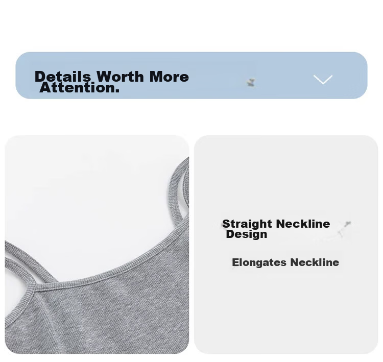 Miiow Women's Camisole 2026 New Spring Summer Outerwear Side Coverage Beautiful Back Sleeveless Base Layer Top for Women 10