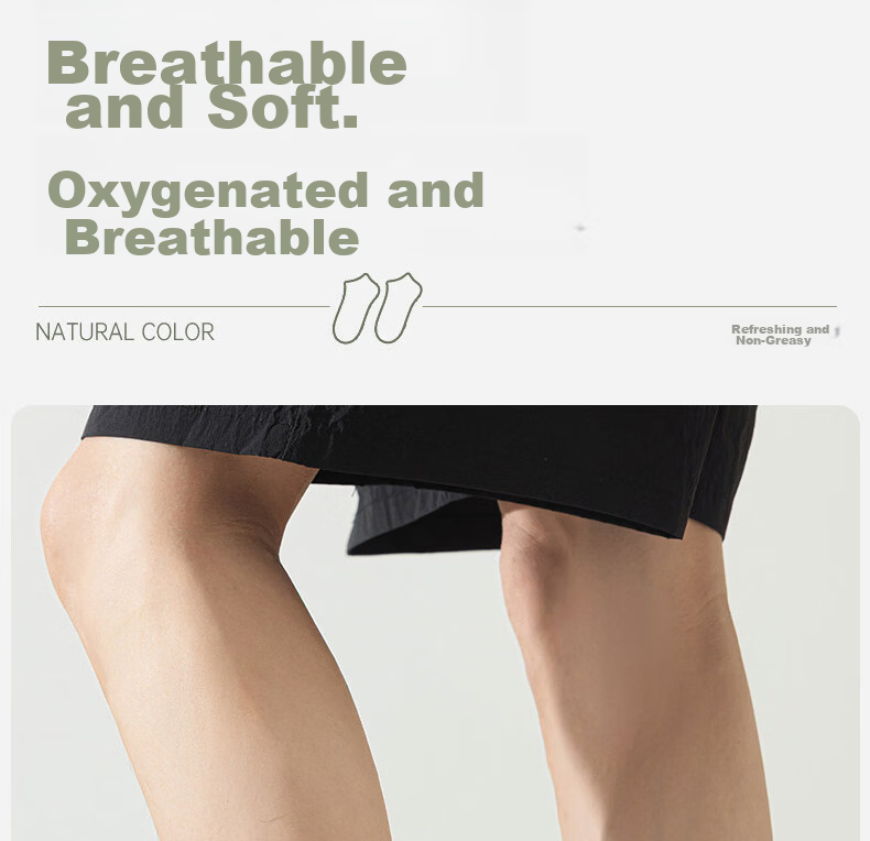 Bingxue Cotton Socks Men Pure Cotton Antibacterial Deodorant Ultra-thin Mesh Breathable Sweat-absorbent Short Mid-calf Socks Spring Autumn 2