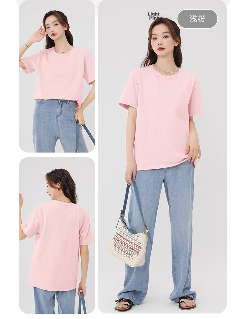 Warrior Women's 2026 Summer New Cotton Short Sleeve T-Shirt Loose Fit Slim Outdoor Breathable Printed Top 19