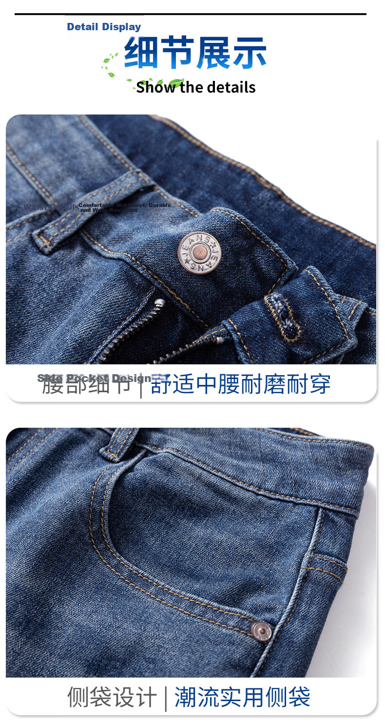 Pierre Cardin Men's Summer Lightweight Loose Denim Shorts Nostalgic Blue Size 30 23