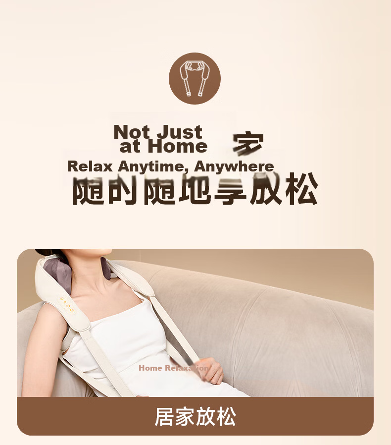 Yun Kang Bao Cervical Massager Shoulder Neck Waist Back Massager Father's Day Gift Heat Therapy 6D Roller Neck Massager Device Dragon Boat Festival Gift for Parents Boyfriend Girlfriend Birthday Prese 13