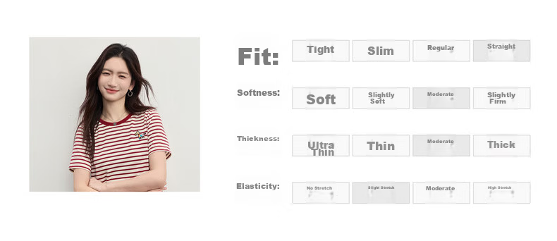 Sllsky Nautical Stripe Short Sleeve T-Shirt Women Summer 2026 New Casual Fashion Colorblock Crew Neck Shoulder Top 10