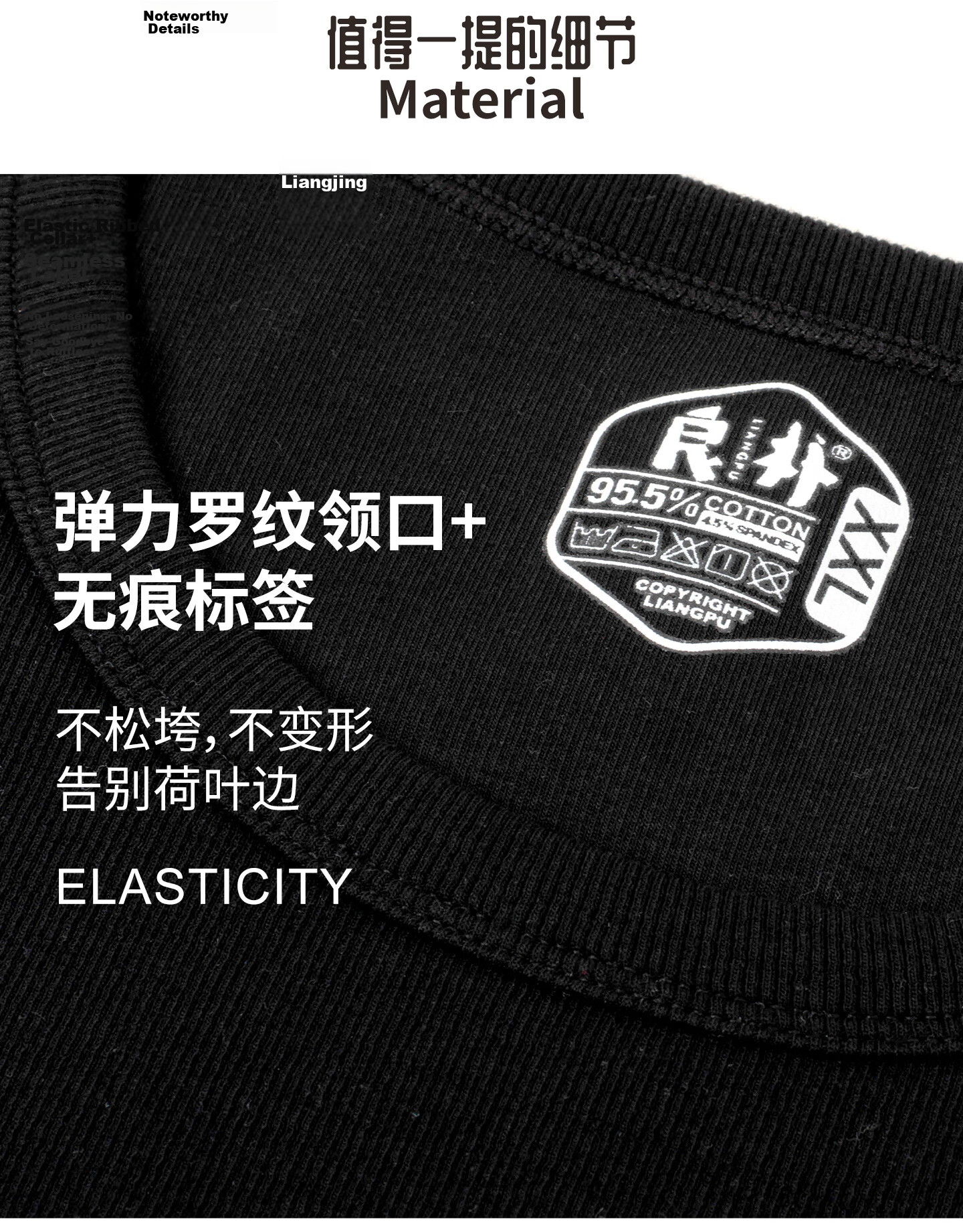 Liangpu Pure Cotton Square Neck Vest Men American Heavyweight Ribbed Slim Fit Sports Fitness Youth High Elastic Sleeveless T-Shirt 11