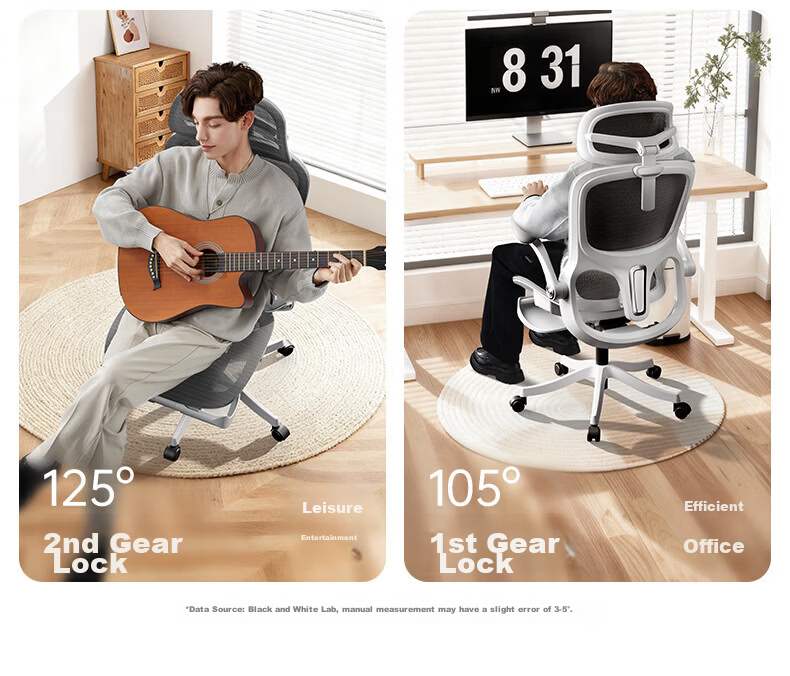 HeiBaiDiao P2 Pro 2nd Gen No.1 Store Co-Branded Ergonomic Computer Office Chair Dorm Seat 12