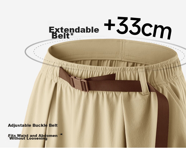 Beneunder Women's Mid-Length Pleated Skirt Water-Repellent Sun-Protective Outdoor Skirt Spring Summer WR005 23
