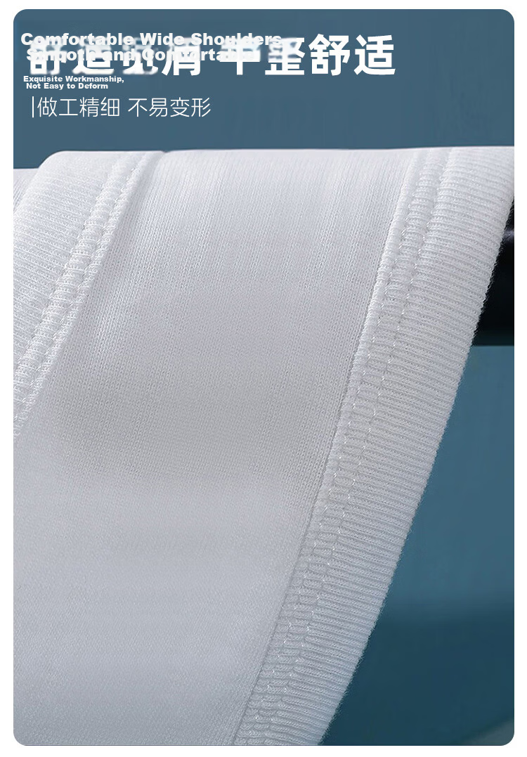 Little Nurse Men's Cotton Breathable Wide Shoulder Sleeveless Tank Top T-Shirt 4