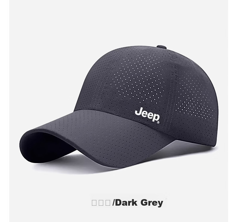 JEEP Men's Summer Cycling Baseball Cap Outdoor Mesh Breathable Fishing Sun Protection Hat 10