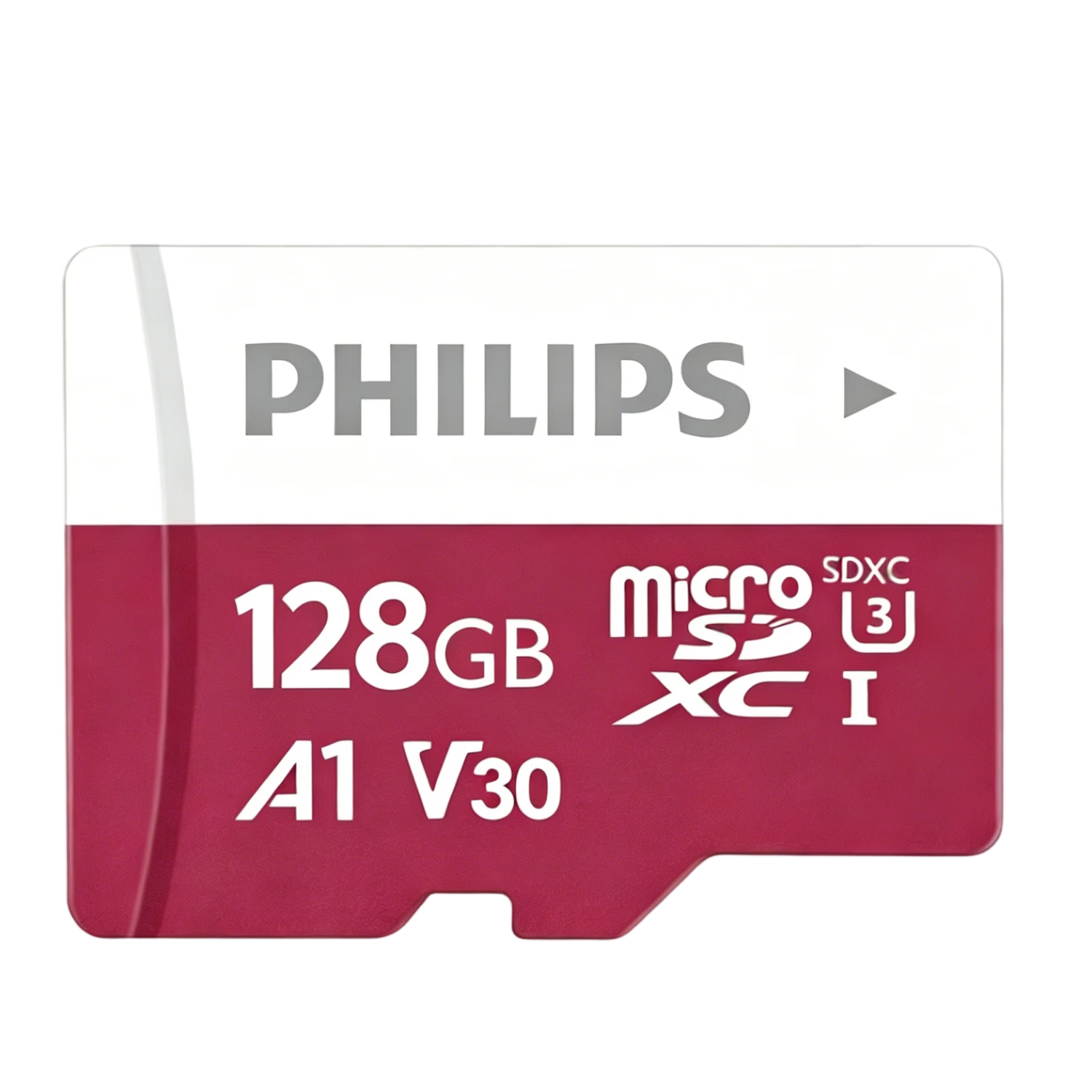 PHILIPS 128GB TF (MicroSD) Memory Card U3 V30 High-Speed Durable Storage Card for Dashcams & Security Surveillance Read Speed 100MB/s