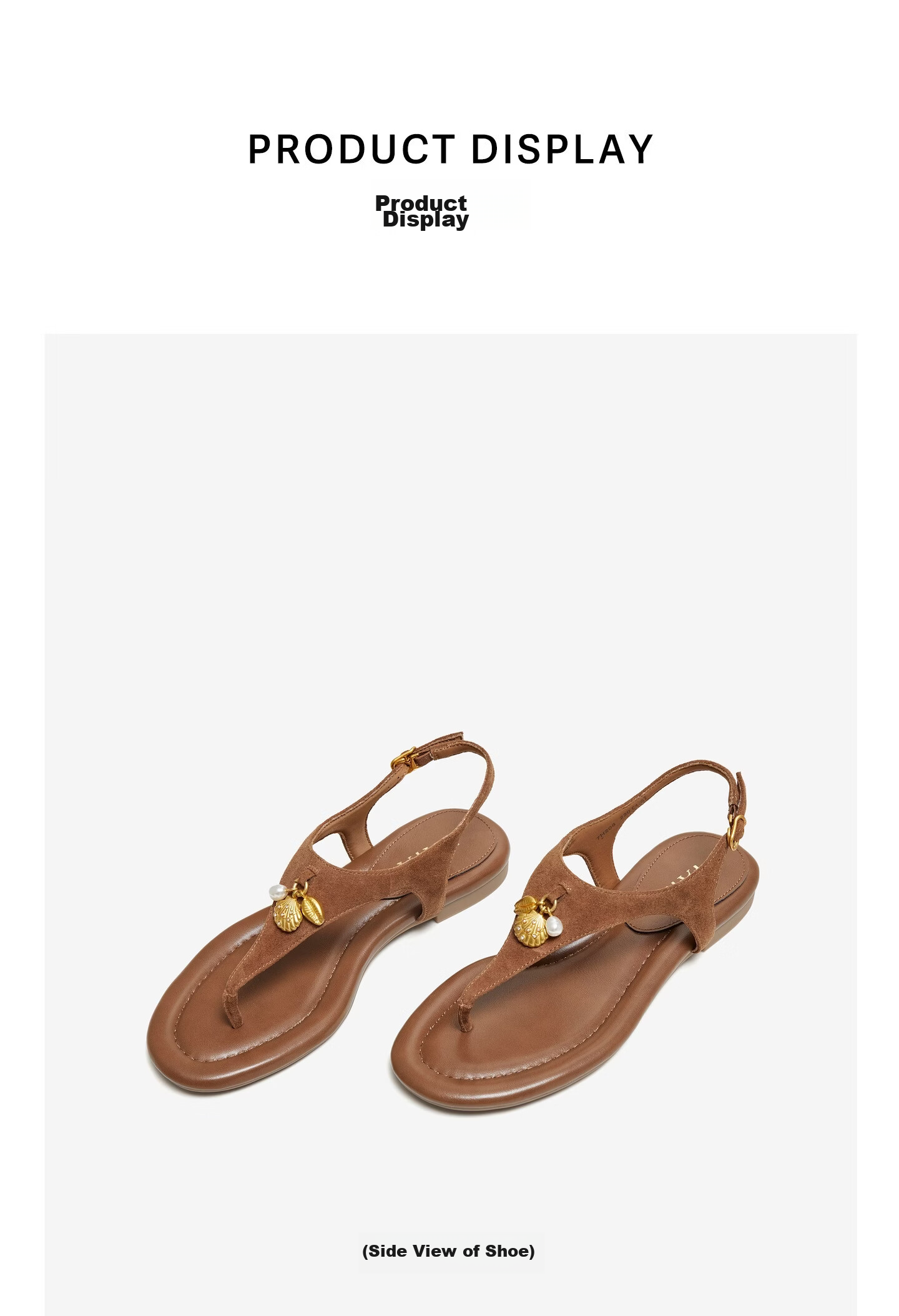 TATA Women's Summer New Vacation Flip-Flop Casual Sandals 7H208BL6 Off-White Size 36 5