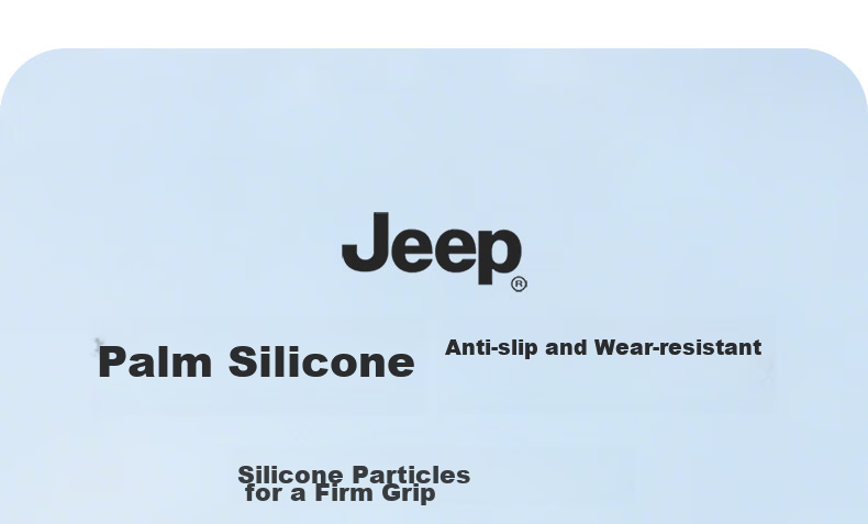 JEEP Men's Summer Outdoor Cycling Driving Sun Protection Half-Finger Arm Sleeves UV Protection Ice Sleeve Gray 8