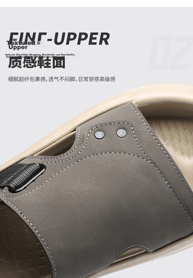 MEXICAN Spring Summer New Men's Leather Sandals Beach Shoes Dual-Wear Breathable Green 40 5