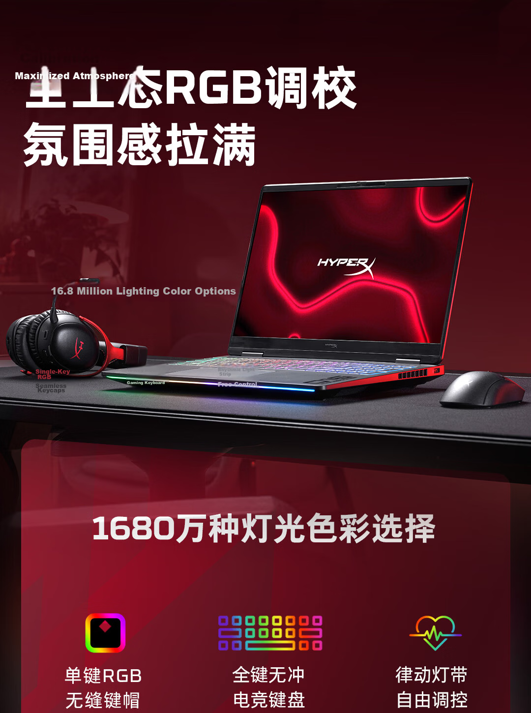 HP HyperX Shadow Elf MAX Gaming Laptop U9-290HX+ RTX 5090 32GB (16GBx2) 1TB QHD 240Hz 300W+ 26