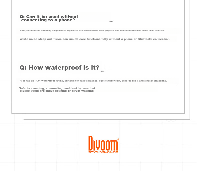 Divoom FlowToo Bluetooth Speaker White Noise Pixel Screen Desktop Mini Speaker 2026 Bass Subwoofer Music Player Sleep Sound Machine Gift for Men Birthday Graduation 43