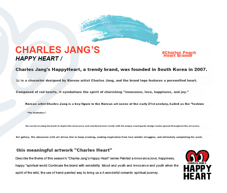 Charles Peach Heart Minimalist Luxury Embroidered Heart Short Sleeve Polo Shirt Unisex Summer Couple Casual Black XS 4