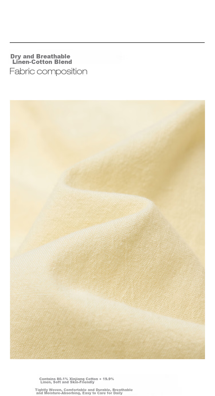 INMAN Linen Cotton French Lace Embroidered Square Neck Puff Sleeve Shirt Summer 2026 Women's New Milk Yellow XL 12