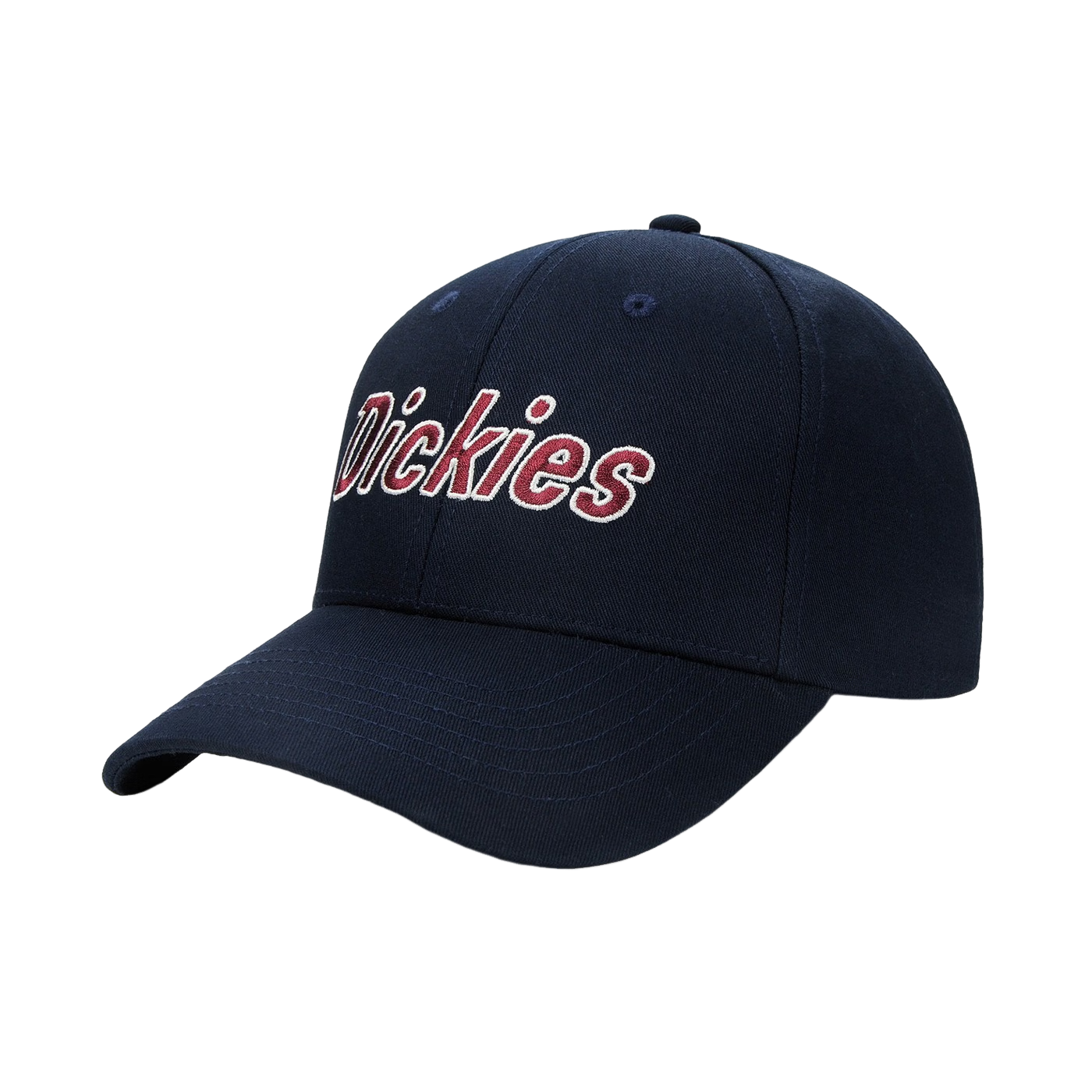 Dickies Vintage Hard Top Baseball Cap Unisex Adjustable Velcro Duckbill Hat Navy Blue Outdoor Sunshade Cap