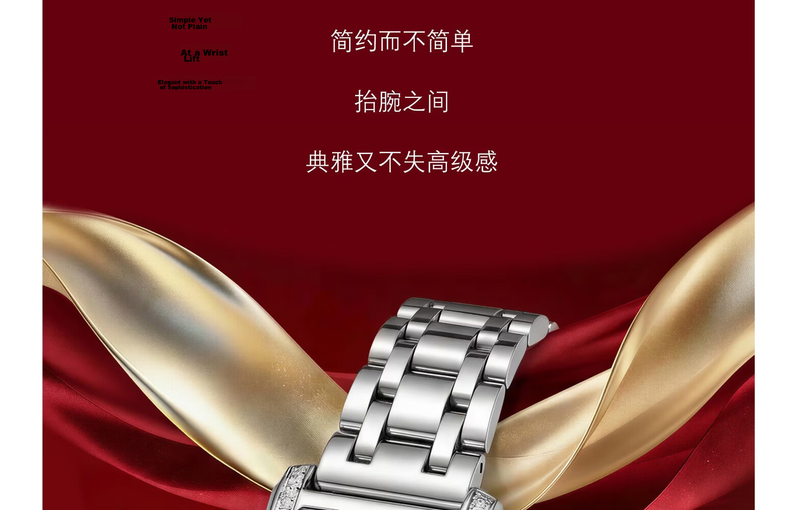 Caloric King Classic Tank Diamond-Studded Square Watch for Women Lightweight Luxury Niche Steel Band Minimalist Ladies Wristwatch Birthday Gift for Girlfriend 2