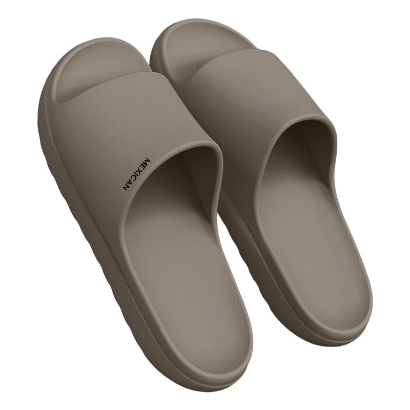 MEXICAN Men's Quick-Dry Slippers, Home and Couple Use, Bathroom Shower Anti-Slip Outdoor Silent Noise-Reducing Women's Sandals, Size 40-41