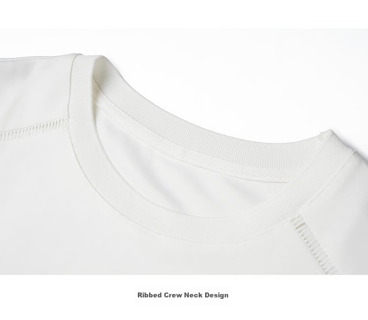 Olrain French Style Ruffled Sleeve Summer Casual Commuter Pullover T-Shirt for Women White L 18