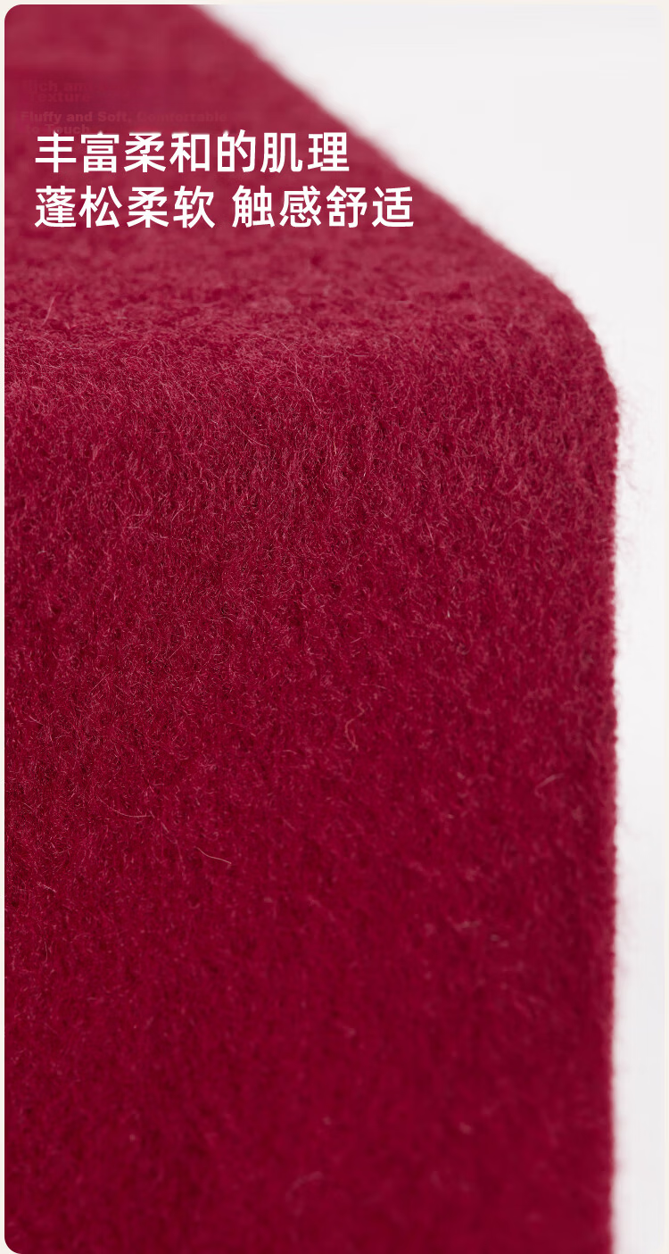 JIUMU Cashmere Scarf for Women, Autumn And Winter Wool Warm Shawl, Gift for Girls Or Mothers, Christmas Birthday Present, Gift Box Packaging 7