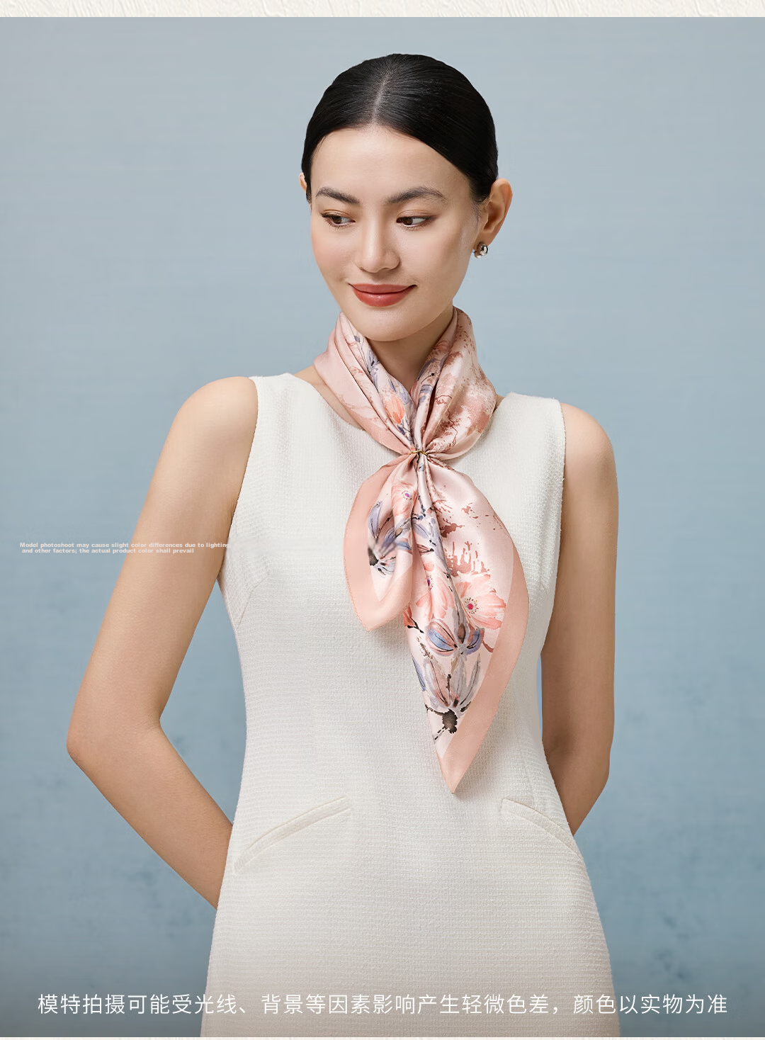 Shanghai Story 100% Mulberry Silk Scarf Square Shawl for Women Gift for Elders Mom Birthday Girlfriend 9