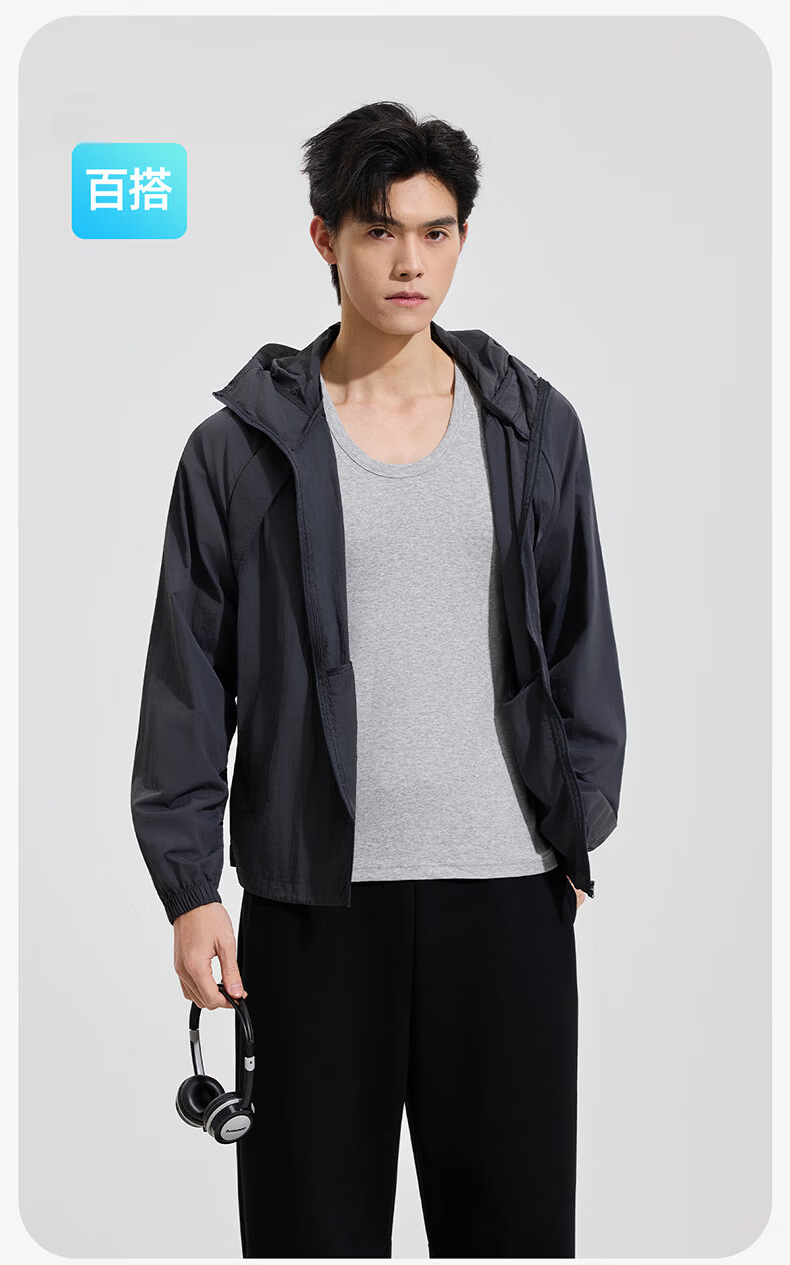 Yiershuang Men's 100% Cotton 10A Antibacterial Summer Seamless Moisture-Wicking Sleeveless T-Shirt Sports High Elastic Base Layer Vest 11