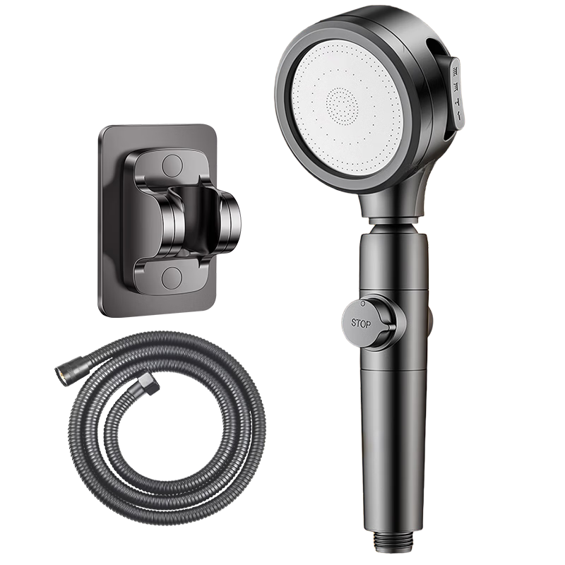 HOMK Seiko Shower Head Set with Hose, Filtered High-Pressure Shower Head, Super Strong Water Flow
