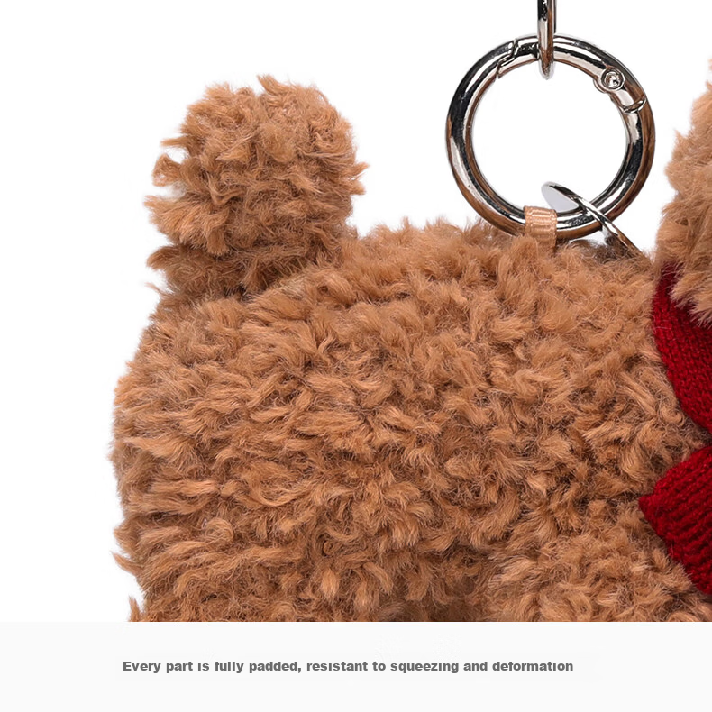 MCHUGS Cocoa West Highland Keychain Doll Plush Toy Birthday Gift Children's Day Gift for Girls 6