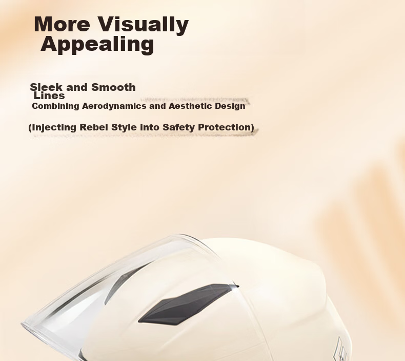 Aima Electric Bike Helmet Motorcycle Half Face Helmet Unisex 3/4 Helmet Windproof Fogproof Warm Single Lens Four Seasons Universal New National Standard Class A 3C Certified B21 Glossy Black 20