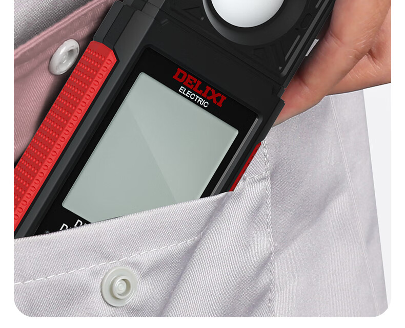 DELIXI ELECTRIC Illuminance Meter, Light Intensity Meter, High-Precision Digital Brightness Meter, Light Meter, Illuminance Meter 16