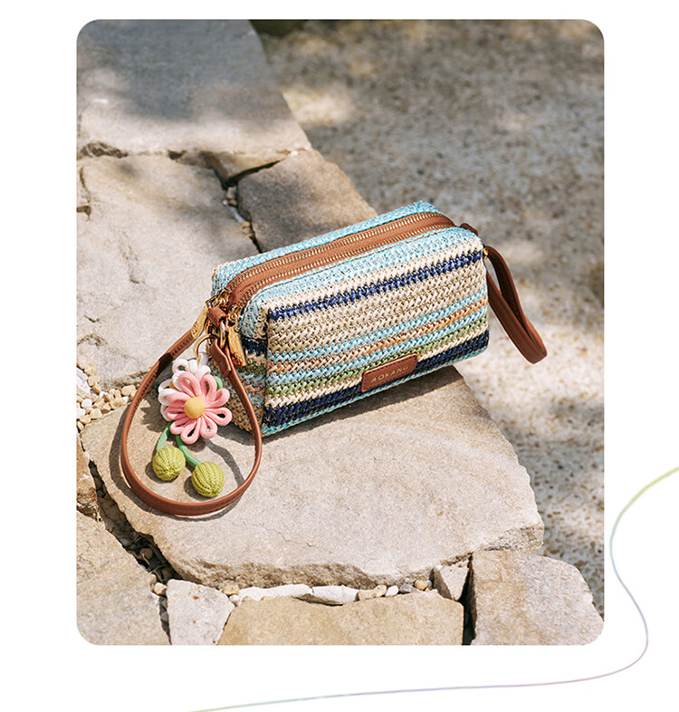 Aokang Women's New Rainbow Fashion Mobile Phone Bag Luxury Crossbody Shoulder Bag Birthday Gift Practical for Girlfriend 4