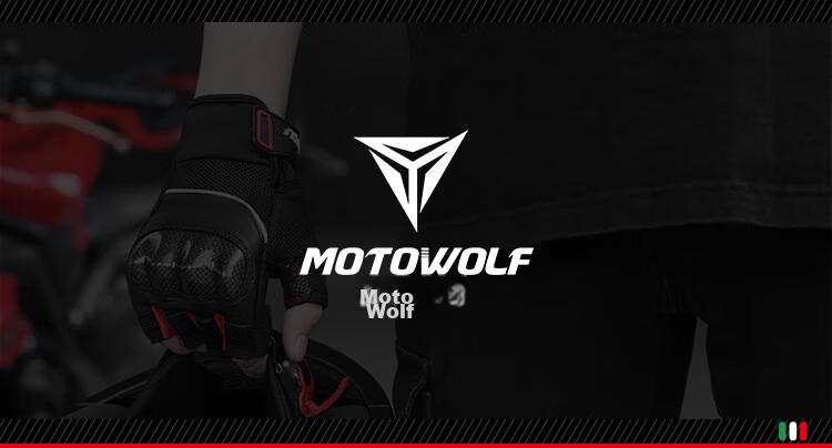 MOTOWOLF Motorcycle Gloves Half Finger Carbon Fiber Summer Breathable Riding Motorbike Anti-fall Knight Gear Unisex 1