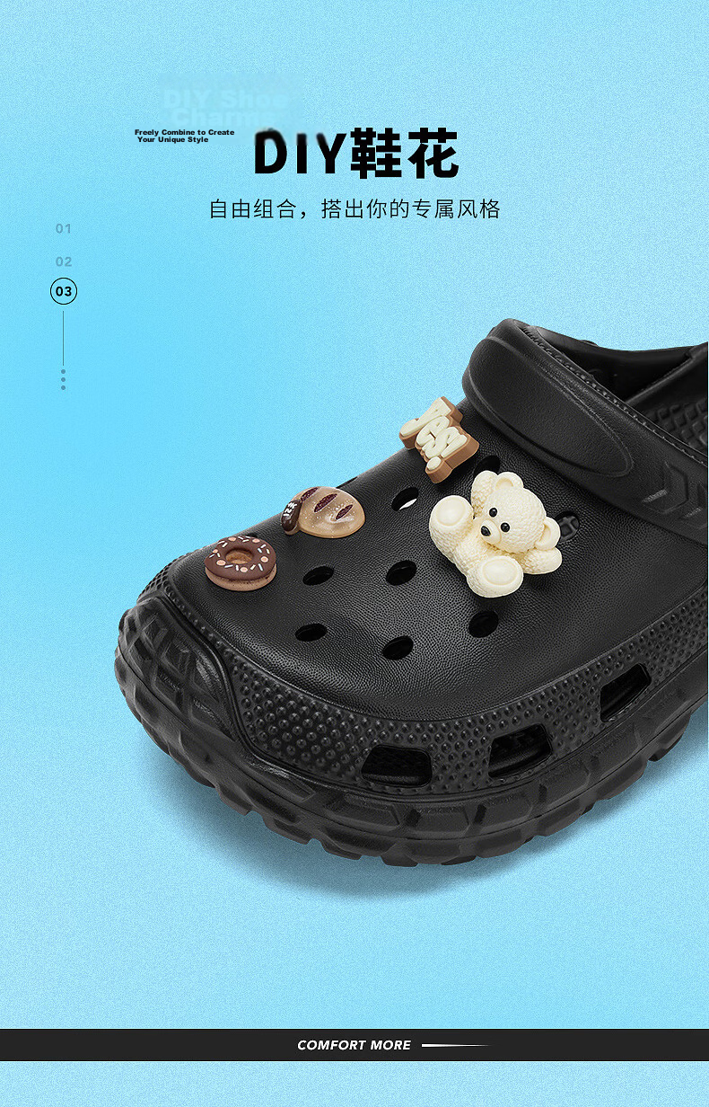 Hotwind Women's Summer New Fashion Height-Increasing Thick-Soled Clogs Casual Cute Beach Outdoor Slippers 6