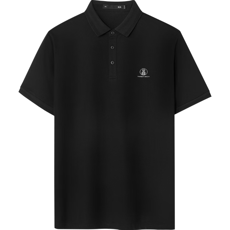 HLA Heilan Home Men's Short Sleeve Polo Shirt 26 Three-Body Collaboration Series Cooling Short Sleeve Summer Shirt