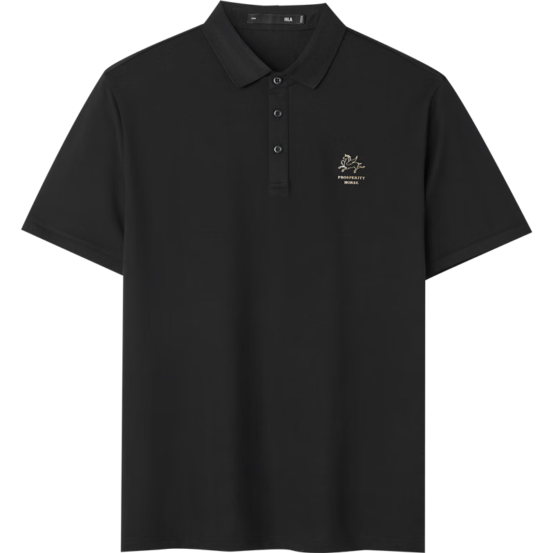 HLAHLA POLO Shirt Men 2026 New Dunhuang Series Cooling Short Sleeve Summer Father's Day Gift