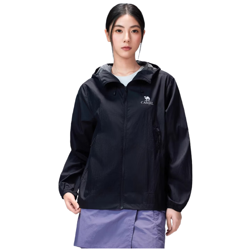 Camel [Wang Junkai Edition] 2026 Spring Summer Unisex Breathable Cooling Windproof Water-Repellent Sports Jacket