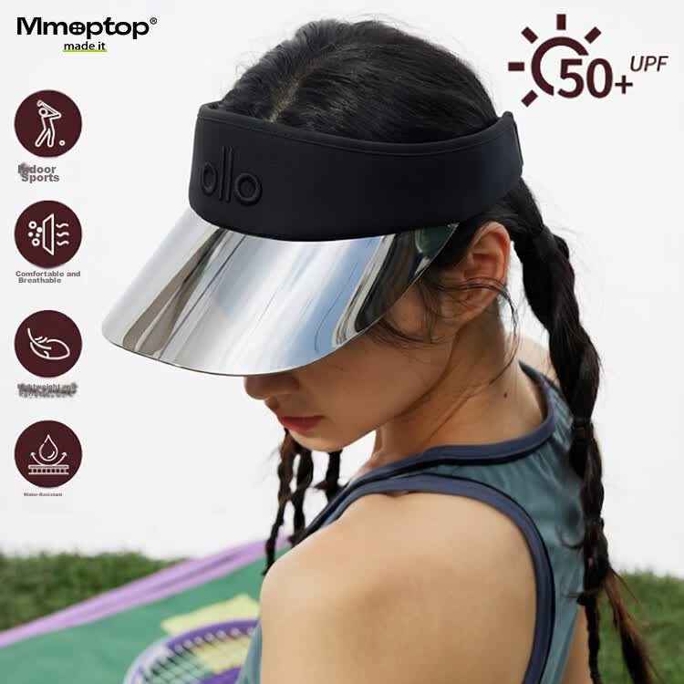 MMOPTOP American Style Open-Top Sun Hat Women Summer UV Protection Tennis Cap Outdoor Sports Running Sun Hat Men