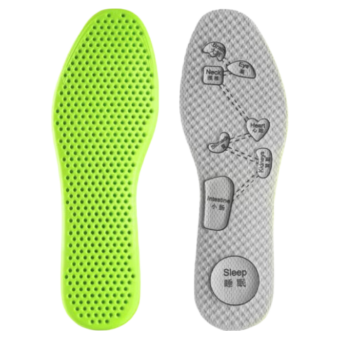 Zulijian Mugwort Deodorant Insoles Breathable Sweat-Absorbing Odor-Resistant Long-Lasting Fragrance Women's Soft Sole Comfortable Men's Anti-Fatigue Insoles for Prolonged Standing
