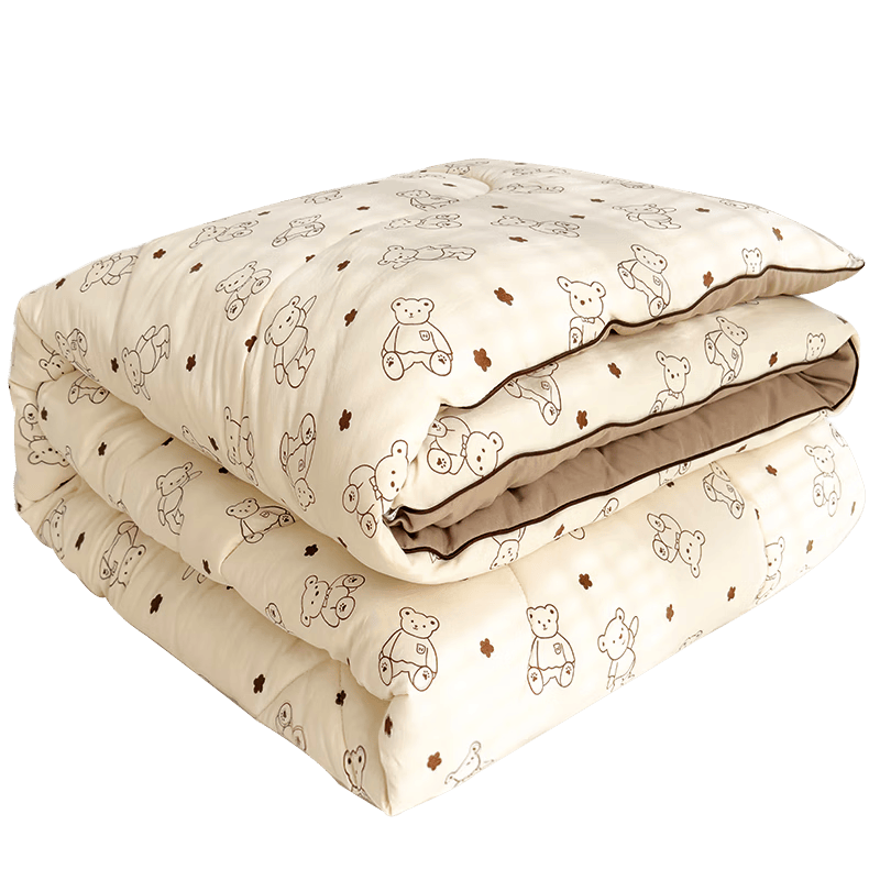 MUJI A-Class 100% Xinjiang Cotton Quilt Four Seasons Dormitory Double Cotton Quilt Core 5 Jin 180*220cm
