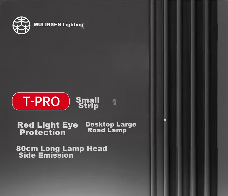 MULINSEN Eye Protection Desk Lamp Large Road Lamp Study Lamp Children's Student Home Smart Lamp T-PRO Small Long Strip 2