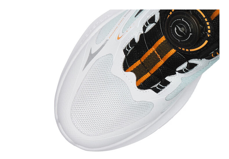 ERKE Kids Boys Cushioning Running Shoes Children's Breathable Outdoor Dial Buckle Sneakers White/Cool Green/Black Size 40 69