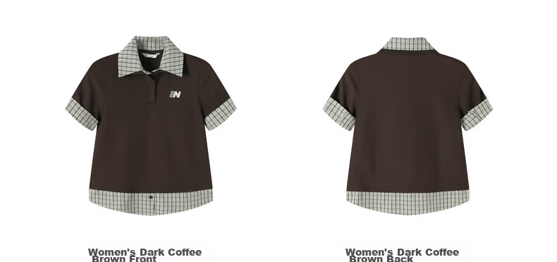 TonLion 2026 Summer New Couple Short Sleeve Polo Shirt Unisex American Casual College Style Top 33