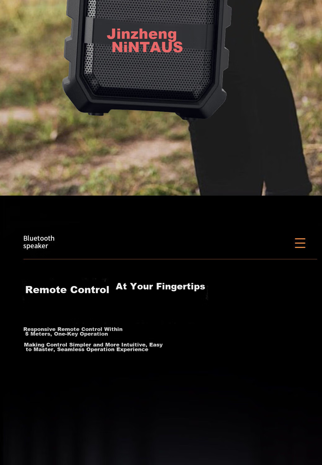 Jinzheng M171 Outdoor Bluetooth Speaker Portable High Volume Square Dance Amplifier All-in-One Home KTV Singing Small Karaoke Microphone Without Mic 11