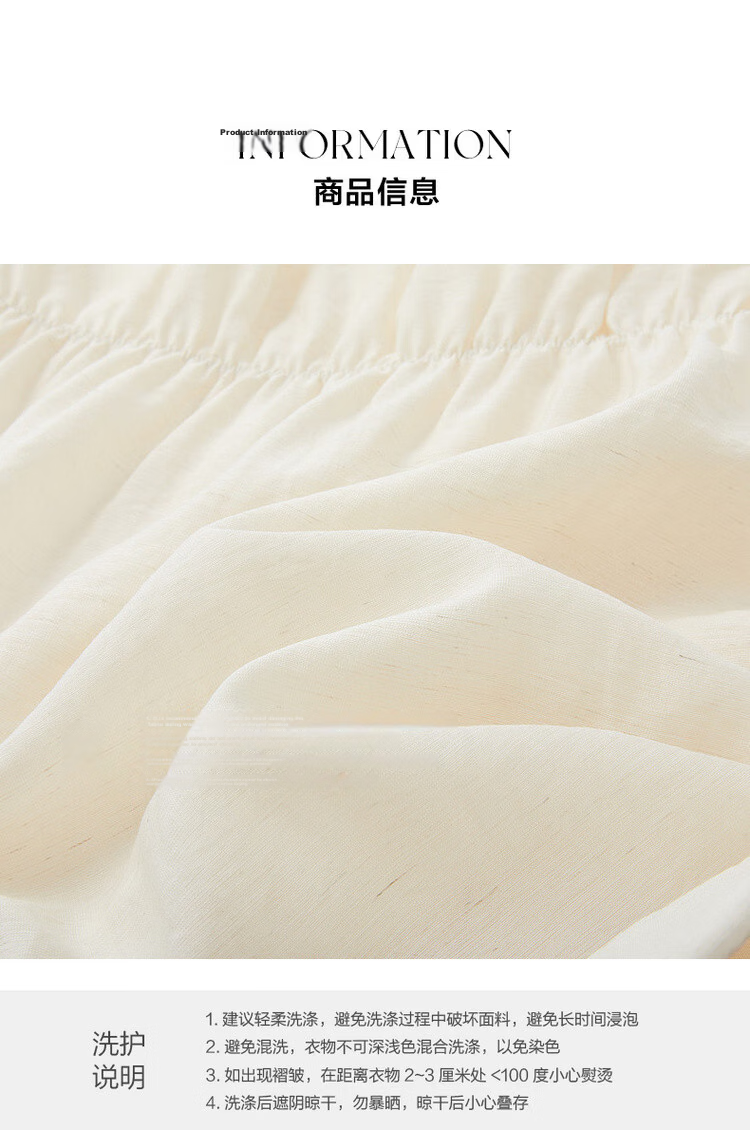 Demana [With Natural Linen] Summer Minimalist Side Knot Shirt Elegant Commuter High-End Blouse for Women 9