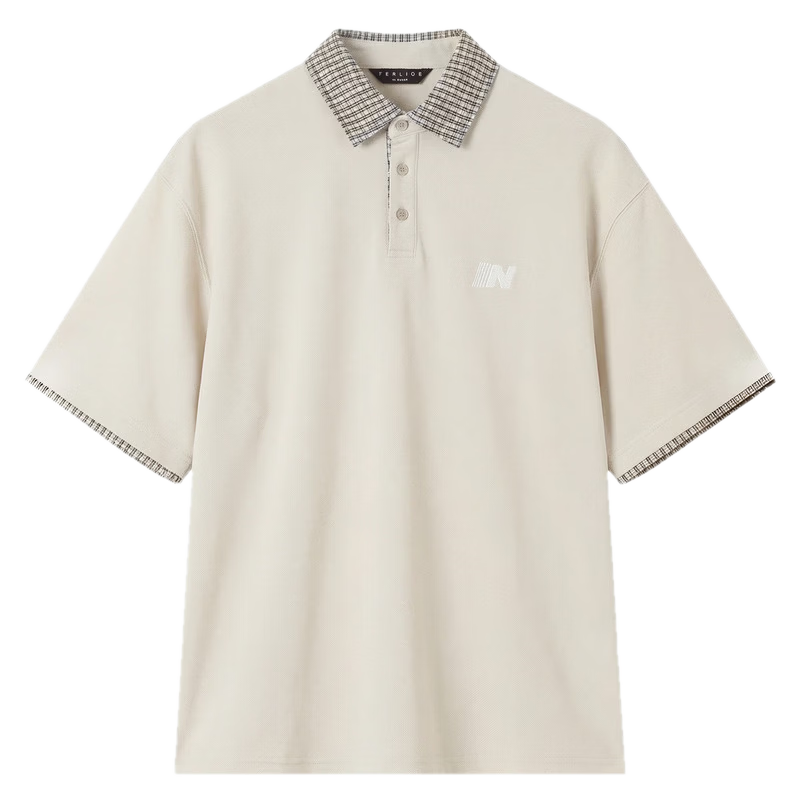 TonLion 2026 Summer New Couple Short Sleeve Polo Shirt Unisex American Casual College Style Top