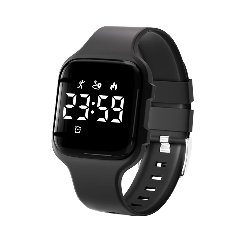 Koshi Student Sports Watch Waterproof Silent Vibration Alarm Clock Electronic Watch for Swimming Middle School Primary School Youth Children